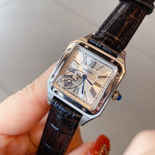 SANTOS DE CARTIE QUARTZ 28MM STEEL CASE