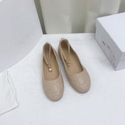 CD BALLET FLAT BEIGE MOP