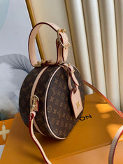 LV 25S PETITE BOITE CHAPEAU 17 IN BROWN MONOGRAM COATED CALFSKIN
