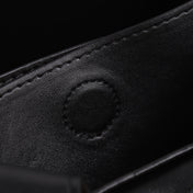 PRA 18 DYNAMIQUE LOGO TOTE BAG IN BLACK CALFSKIN
