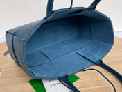 SMALL ARCO TOTE 30 IN AEGEAN BLUE CALFSKIN