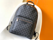 BACKPACK 40 IN BLACK MONOGRAM LAMBSKIN