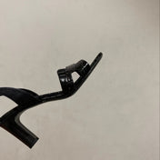 SLINGBACK ETERNITE 75 BLACK LAMBSKIN AND CROCODILE LEATHER