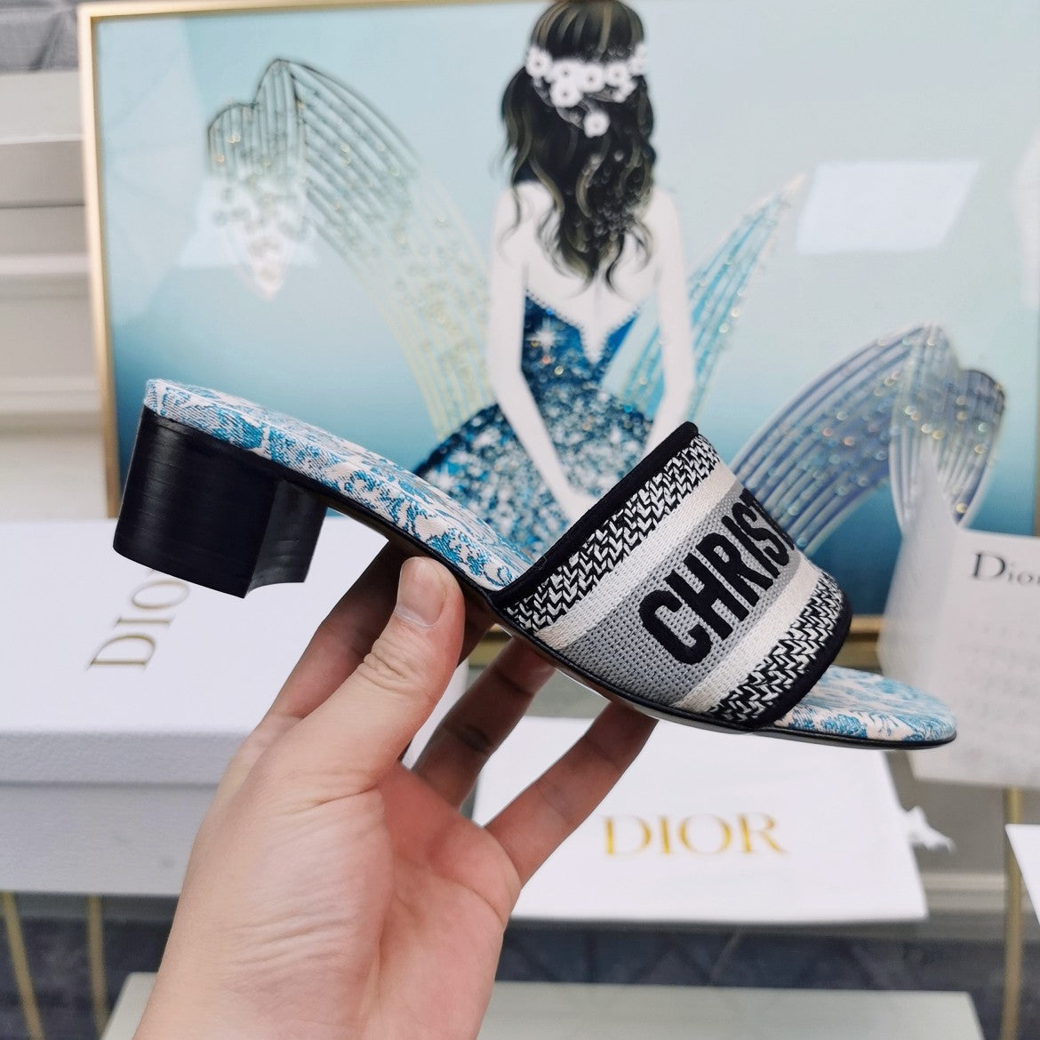 CD Mule Dway Heeled Slide 45mm Style 33