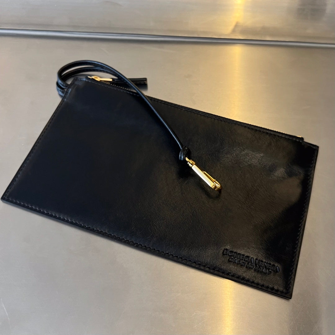 SMALL ARCO TOTE 30 IN BLACK SOFT LAMBSKIN