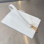 CANDY ARCO TOTE 20 IN WHITE SOFT LAMBSKIN