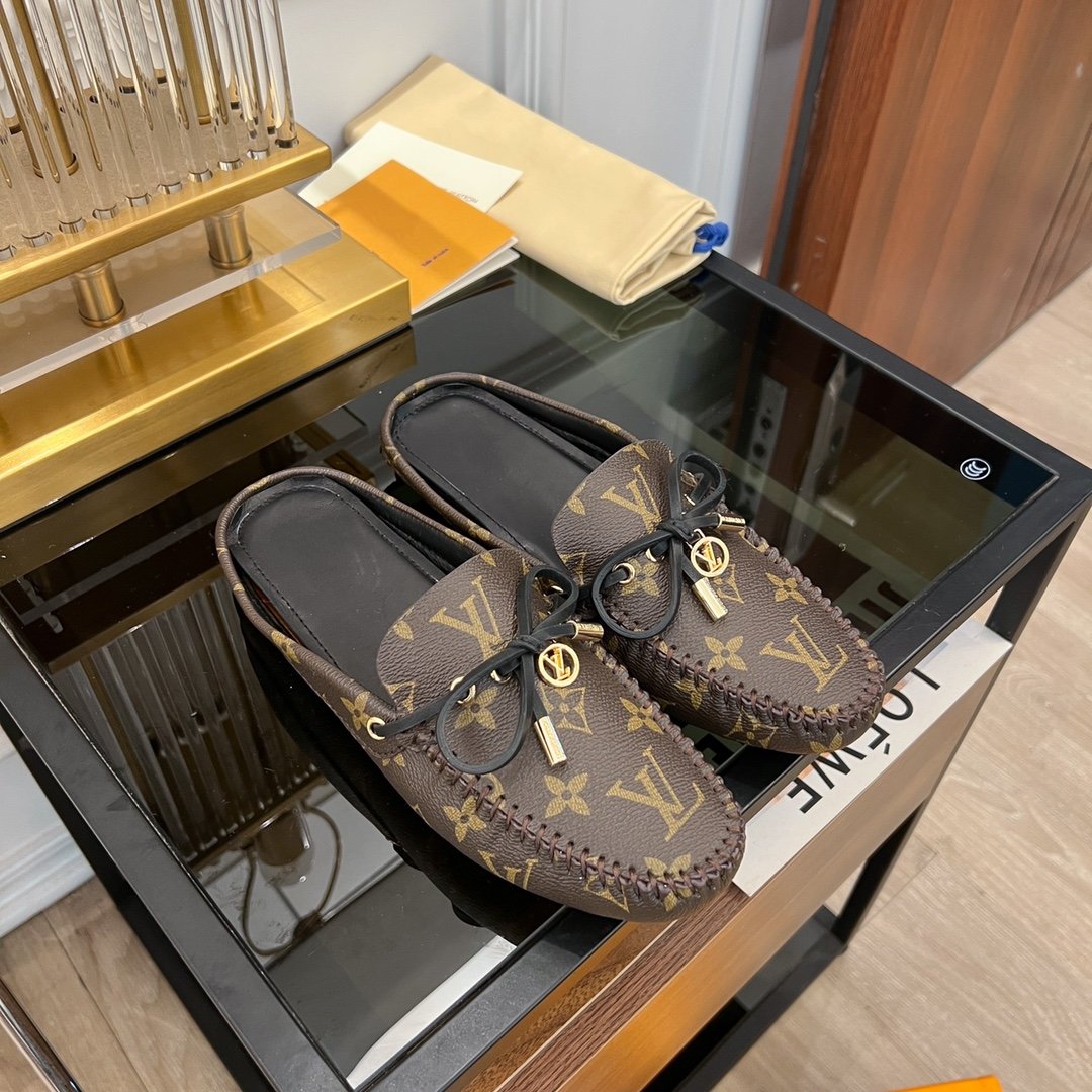 LV COSY FLAT CLASSIC MONOGRAM BROWN