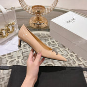HIGH-HEELS 5 CM IN SEPIA TAN CALFSKIN