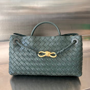 SMALL ANDIAMO 29 IN DARK GREEN LAMBSKIN