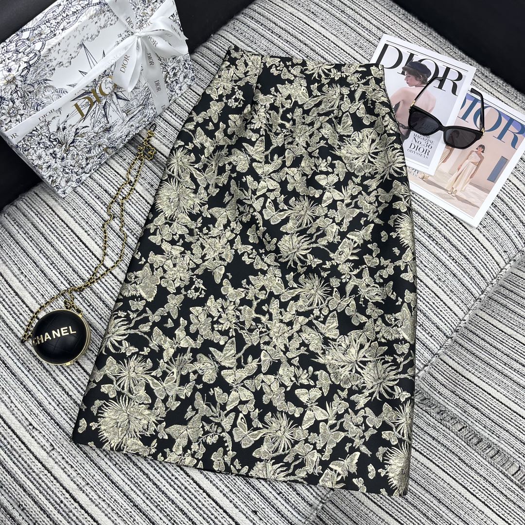 DIOR 25S MIDI JACQUARD SKIRT 794