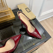GG SIGNORIA SLINGBACK PUMP JAM LAMBSKIN