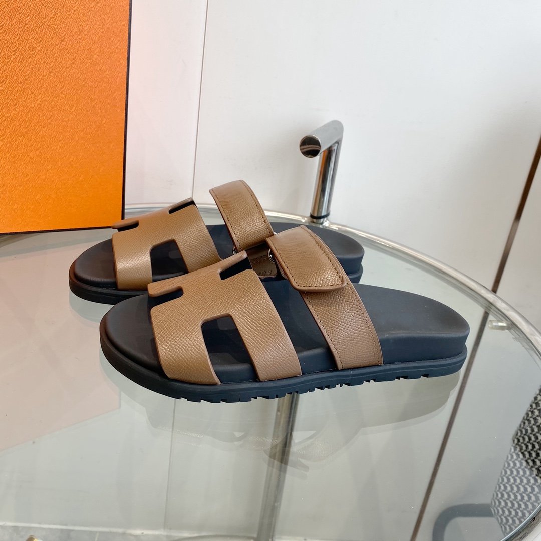CHYPRE EPSOM Sandal brown Leather