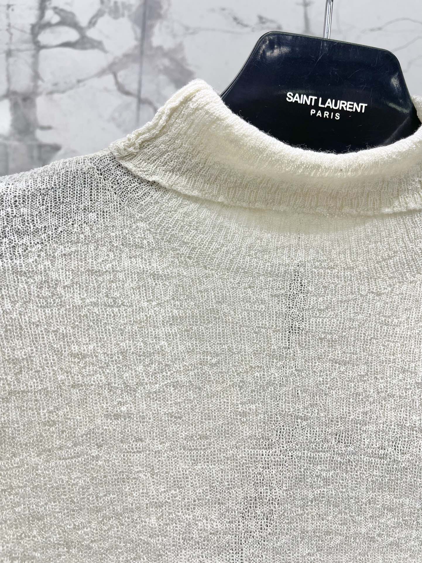 YSL 25S FITTED TURTLENECK SWEATER STYLE 182