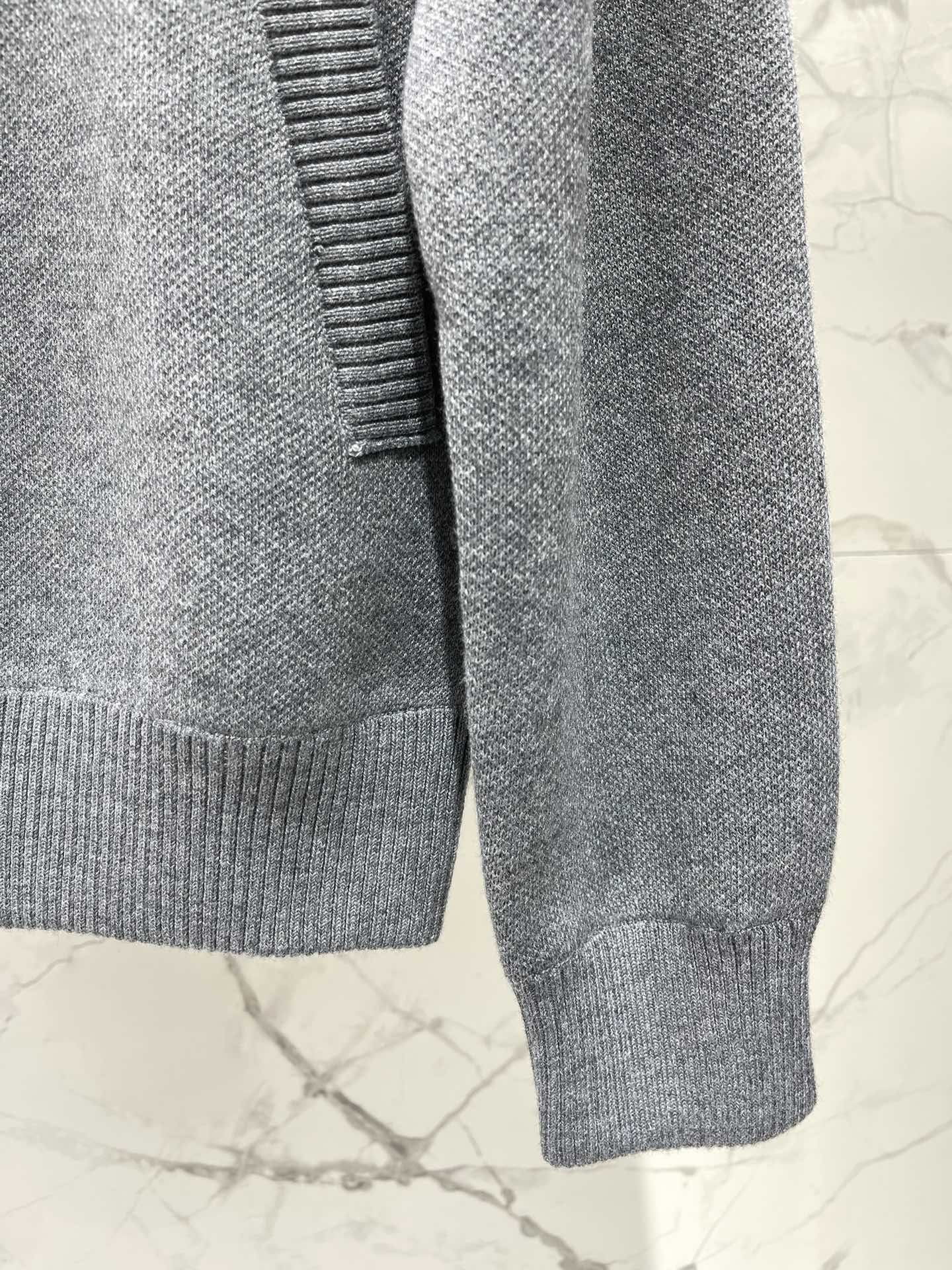 THOM 26S ZIP-NECK KNIT SWEATER STYLE 68