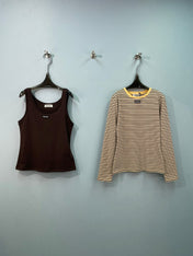 MIUMIU 26S TANK TOP AND T-SHIRT SET 1575