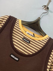 MIUMIU 26S TANK TOP AND T-SHIRT SET 1575