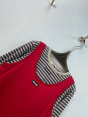 MIUMIU 26S TANK TOP AND T-SHIRT SET 1576