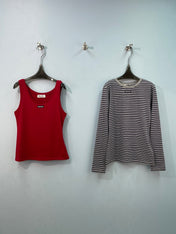 MIUMIU 26S TANK TOP AND T-SHIRT SET 1576