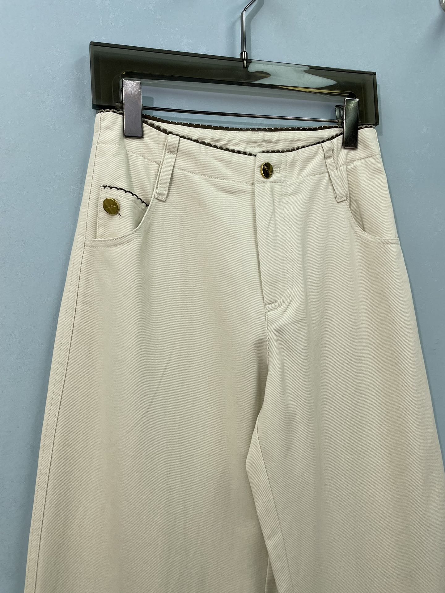 MIUMIU 26S WIDE-LEG PANTS 1478