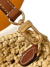 NANO SPEEDY 16 IN RAFFIA GOLD HARDWARE