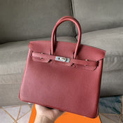HM BIRKIN 30CM JAM CALFSKIN SILVER HARDWARE