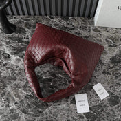 LARGE HOP 54 IN BURGUNDY LAMBSKIN