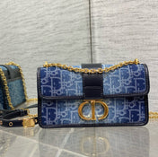 MONTAIGNE 21 BLUE JEAN EMBROIDERY