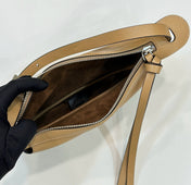SIMPLY MINI 22 IN LIGHT BROWN GRAINED CALFSKIN