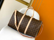 LV KEEPALL 45 BANDOULIERE MONOGRAM CANVAS