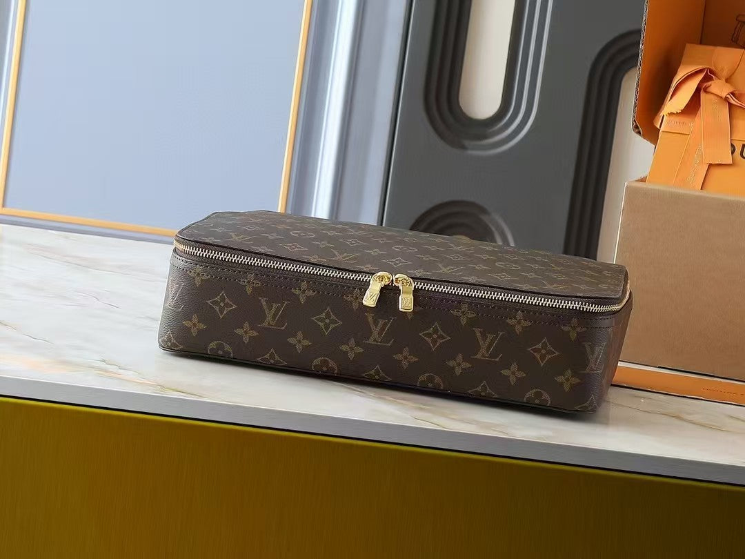 PACKING CUBE MM/PM/GM IN BROWN MONOGRAM CANVAS