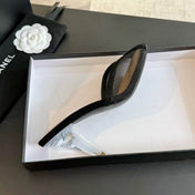 CC TRANSPARENT HIGH HEELS IN BLACK MESH