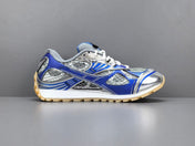 BV SNEAKERS IN SILVER AND BLUE MESH