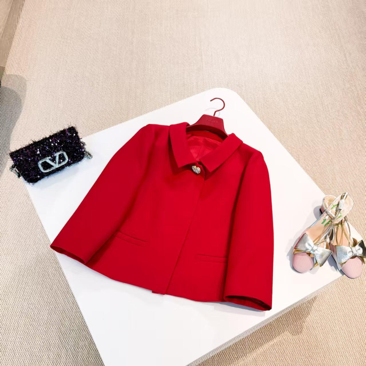 VALENTINO JACKET IN RED STYLE 54