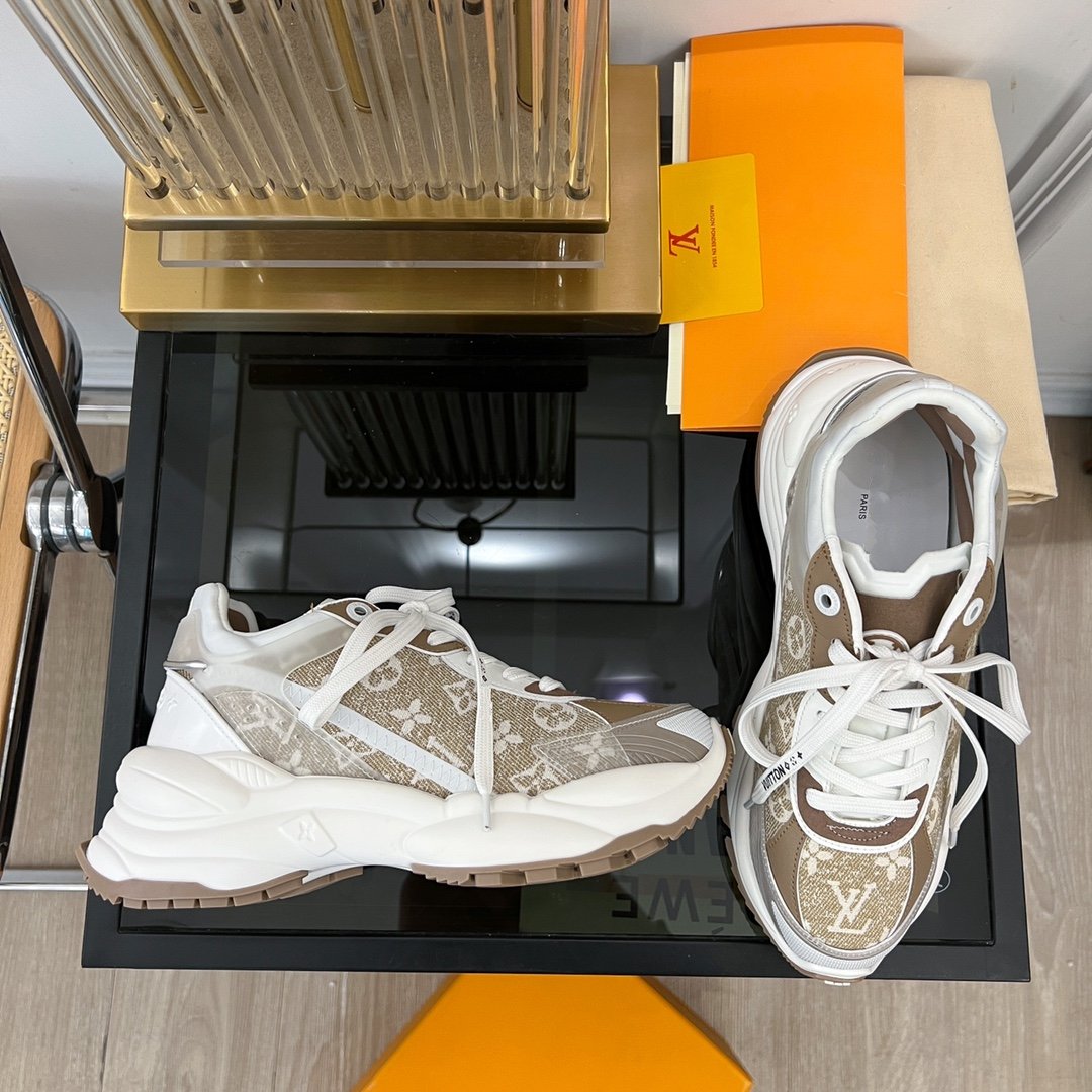 LV RUN 55 SNEAKER BROWN
