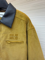 MIUMIU 26S CORDUROY JACKET 1541