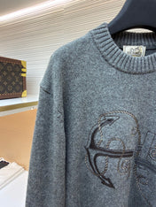 HERMES 26S CREWNECK SWEATER 810