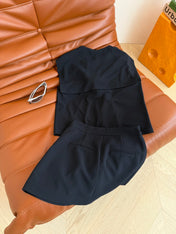 THREE-PIECE SUIT IN NAVY BLUE 25S IN POLYESTER 265742