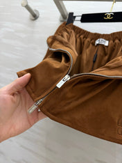 MIUMIU 26S ZIP-UP MINI SKIRT 1599