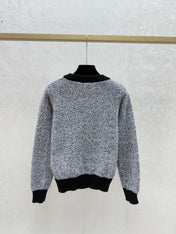 CHANEL 25S LONG-SLEEVE ROUND-NECK SWEATER 515