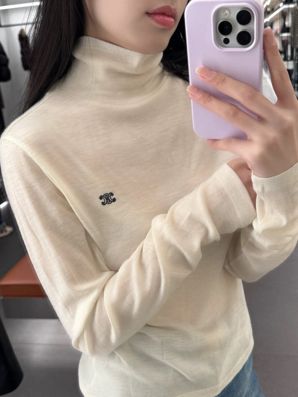 CELINE 26S HIGH-NECK SWEATER 799223