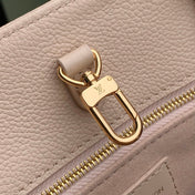 ONTHEGO MM 35 IN  BLUSH PINK MONOGRAM CALFSKIN