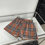 COTTON PLAID SHORT SET WITH BBR 265961