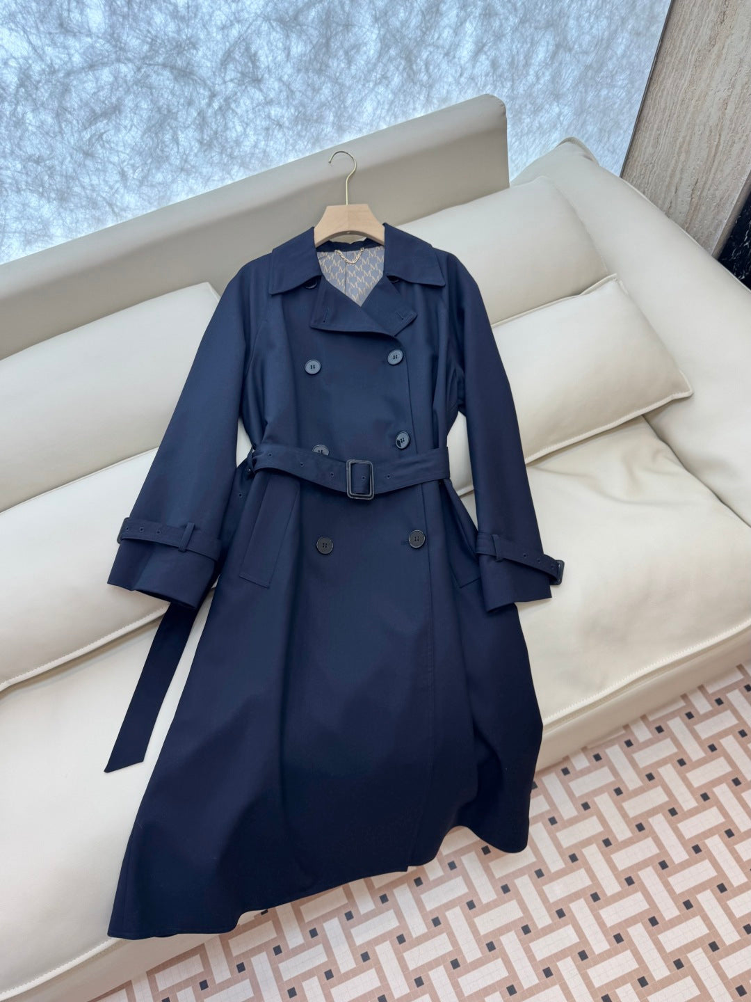 MAX MARA 25S DOUBLE-BREASTED LONG COAT 017