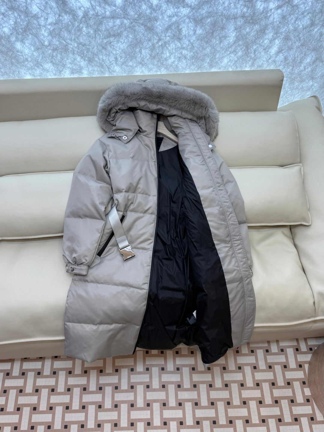 PRADA 25S LONG PUFFER JACKET 518
