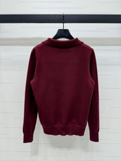 VALENTINO 26S COLLARED KNIT CARDIGAN 393