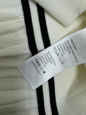 CELINE SHORT-SLEEVE KNIT TOP WHITE 274818