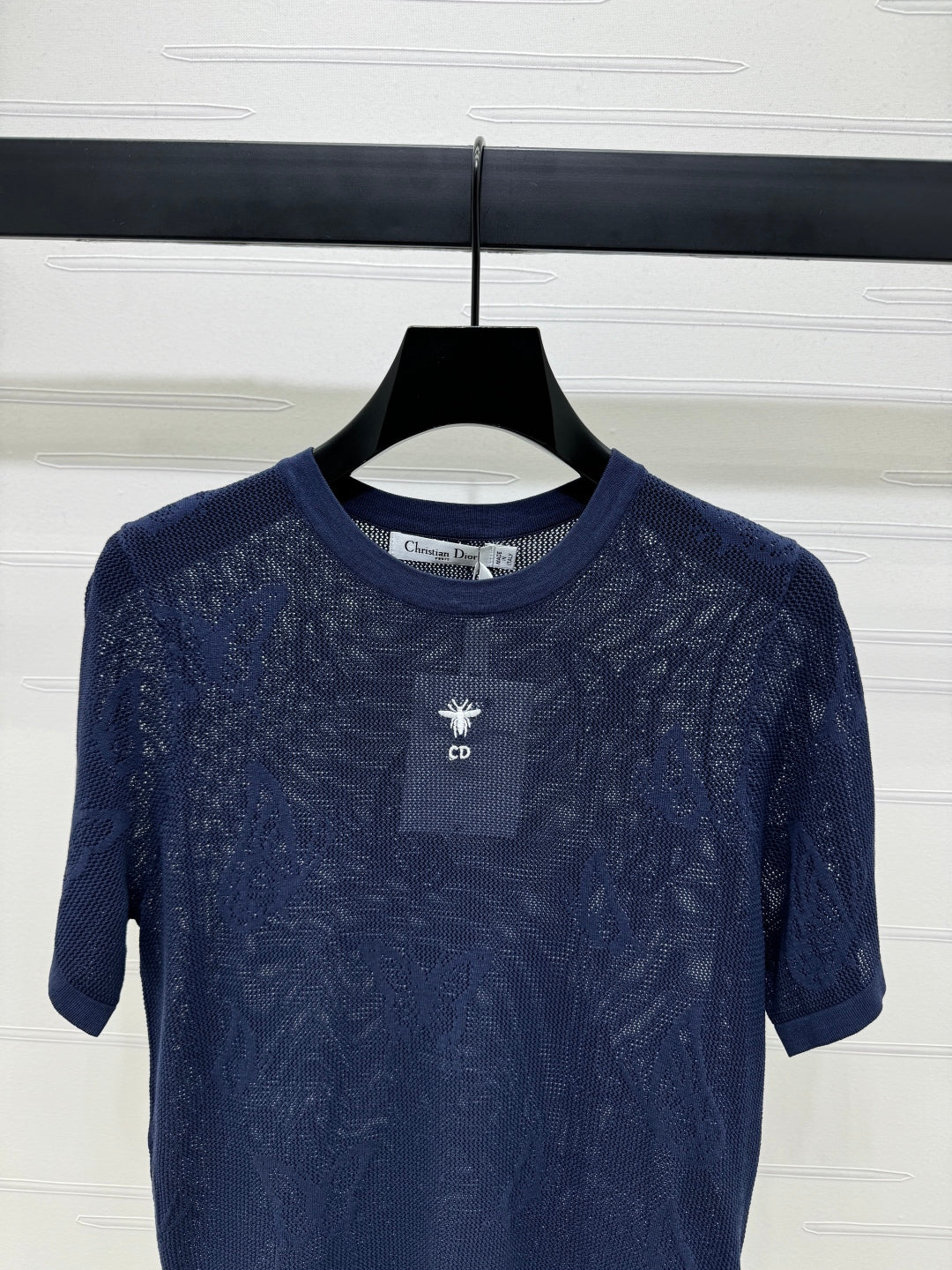 DIOR 25S BUTTERFLY WOVEN T-SHIRT 264064