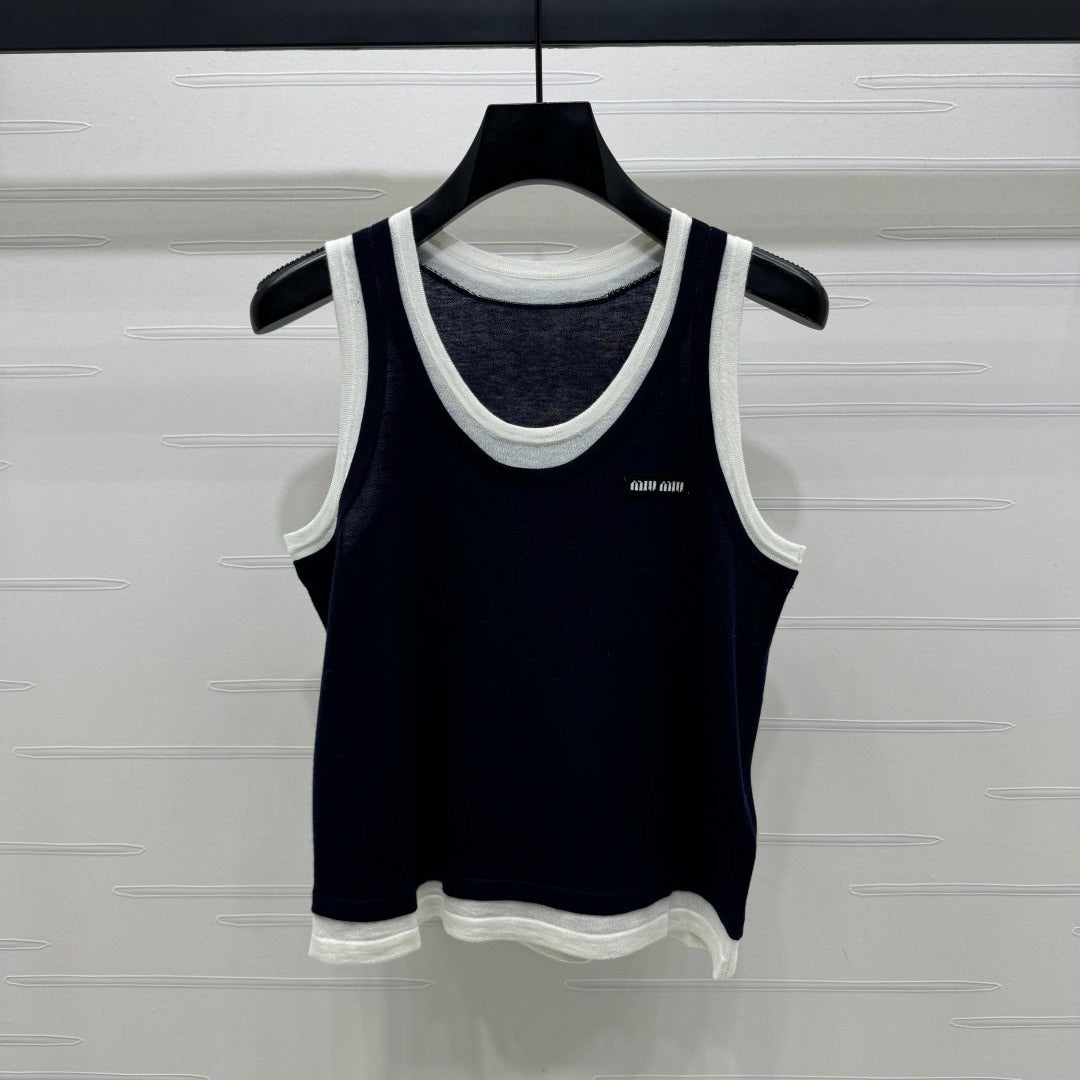 MIUMIU SLEEVELESS TOP 269403