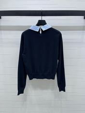MIUMIU 26S KNIT POLO SWEATER 1595