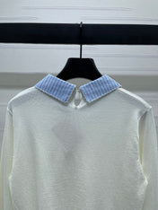 MIUMIU 26S KNIT POLO SWEATER 1596